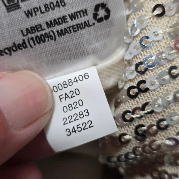 INC International Concepts Sequin Top Womens Size Small Party Sparkle - Picture 9 of 9